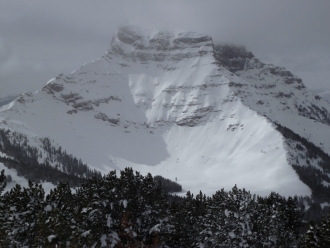 East Face Sphinx Mountain 2-25
